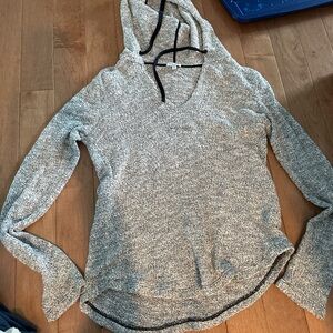 Gray Hooded Sweater